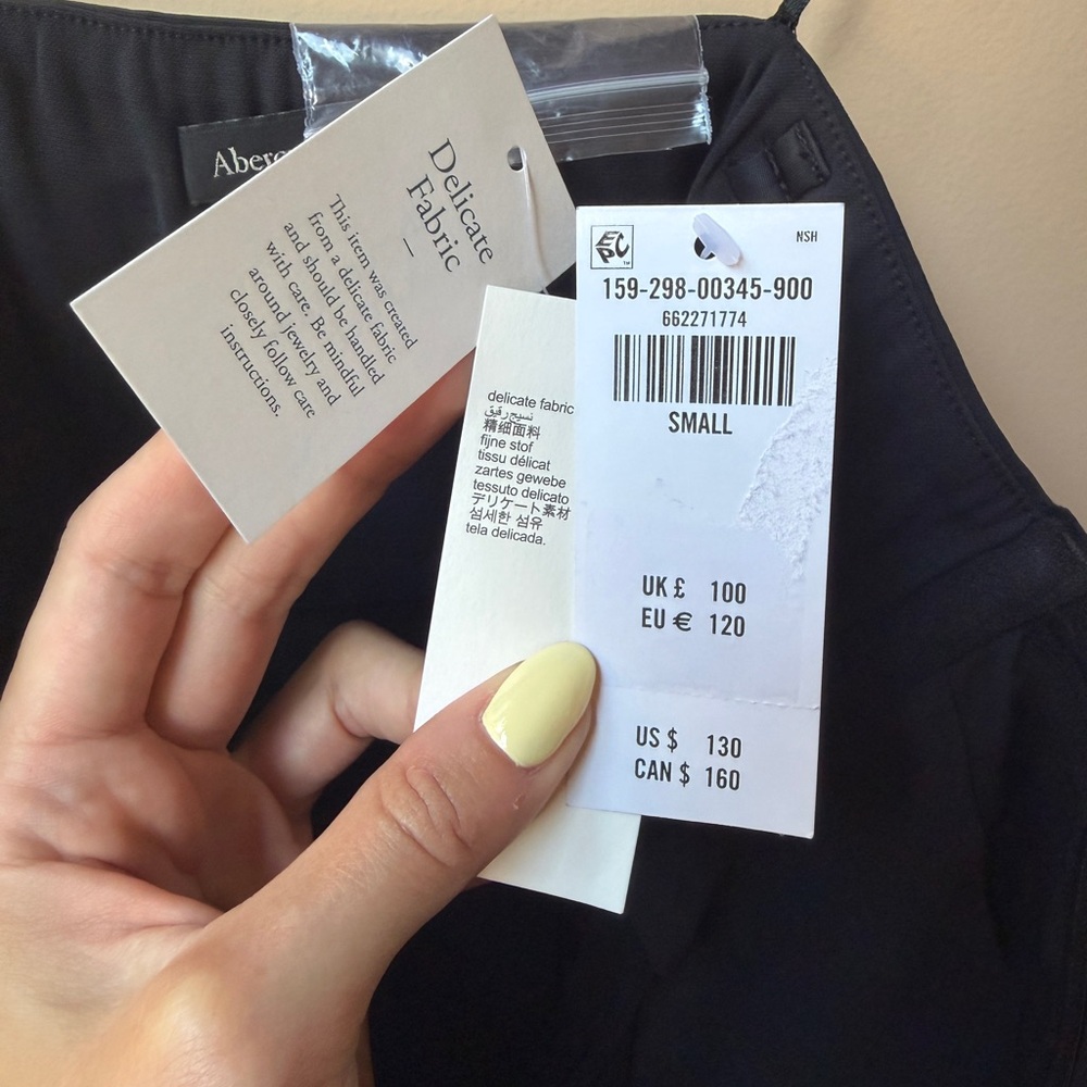 Abercrombie & Fitch Women's Sheer Draped Maxi Dress - Picture 6 of 7